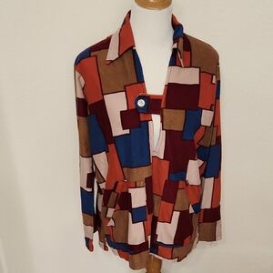 Retro 70's Shirt Sz Medium Pleetway